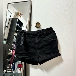 Brody Jeans Shorts Black Denim